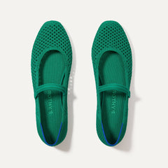 The Square Mary Jane - Clover Mesh