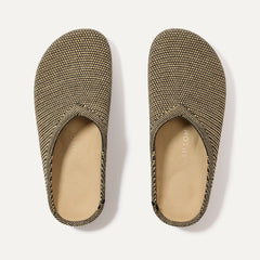 The Casual Clog - Toffee Raffia-Knit