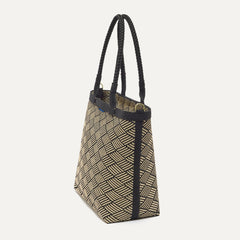 The Lightweight Zip Tote - Polar Zig Zag