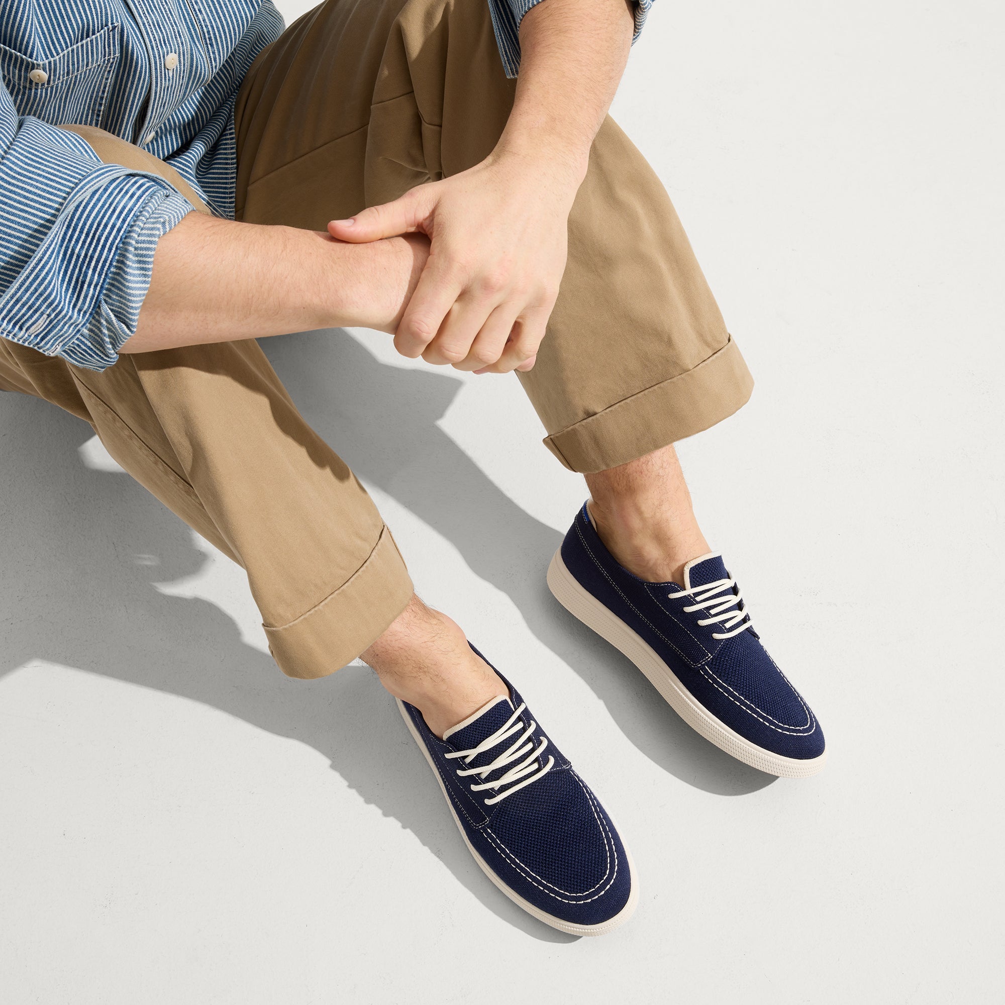 The Ravello Boat Shoe - Nautical Navy