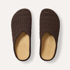 The Casual Clog - Chocolate Crochet